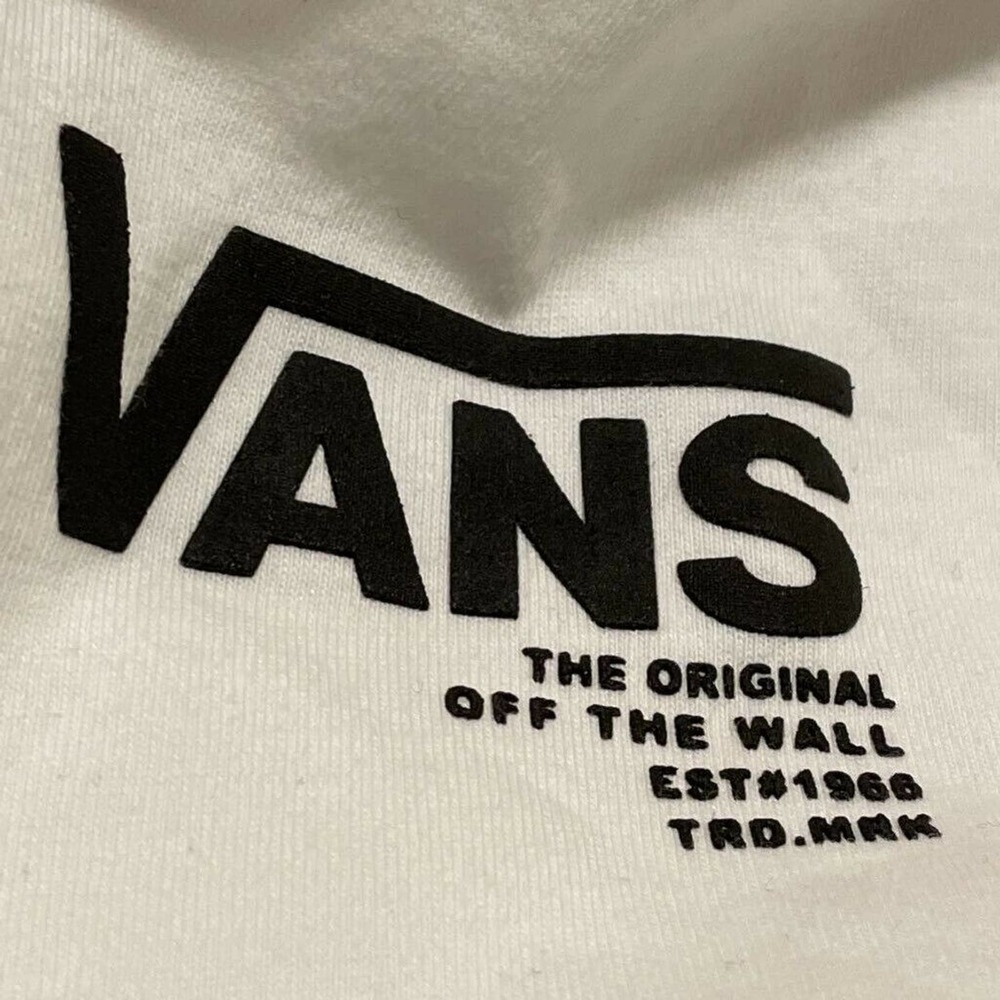 Vans Original Checkerboard Long Sleeve Cotton Sz S - Picture 8 of 9
